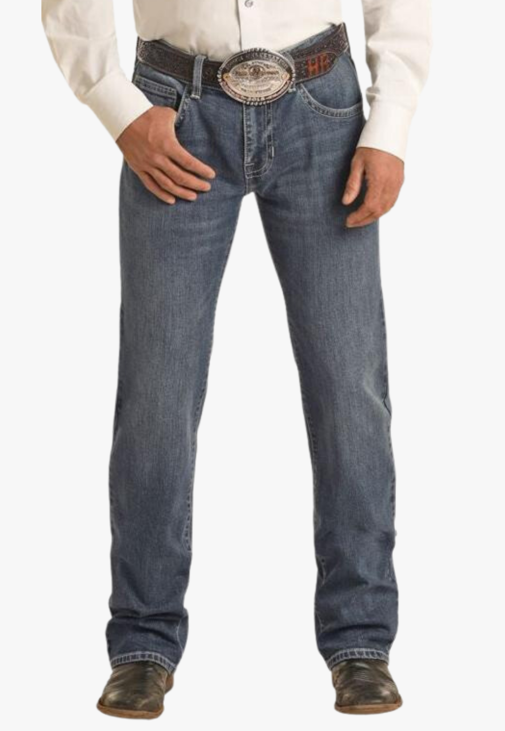 Rock & Roll Mens Vintage 46 Pistol Regular Fit Stackable Bootcut Jean