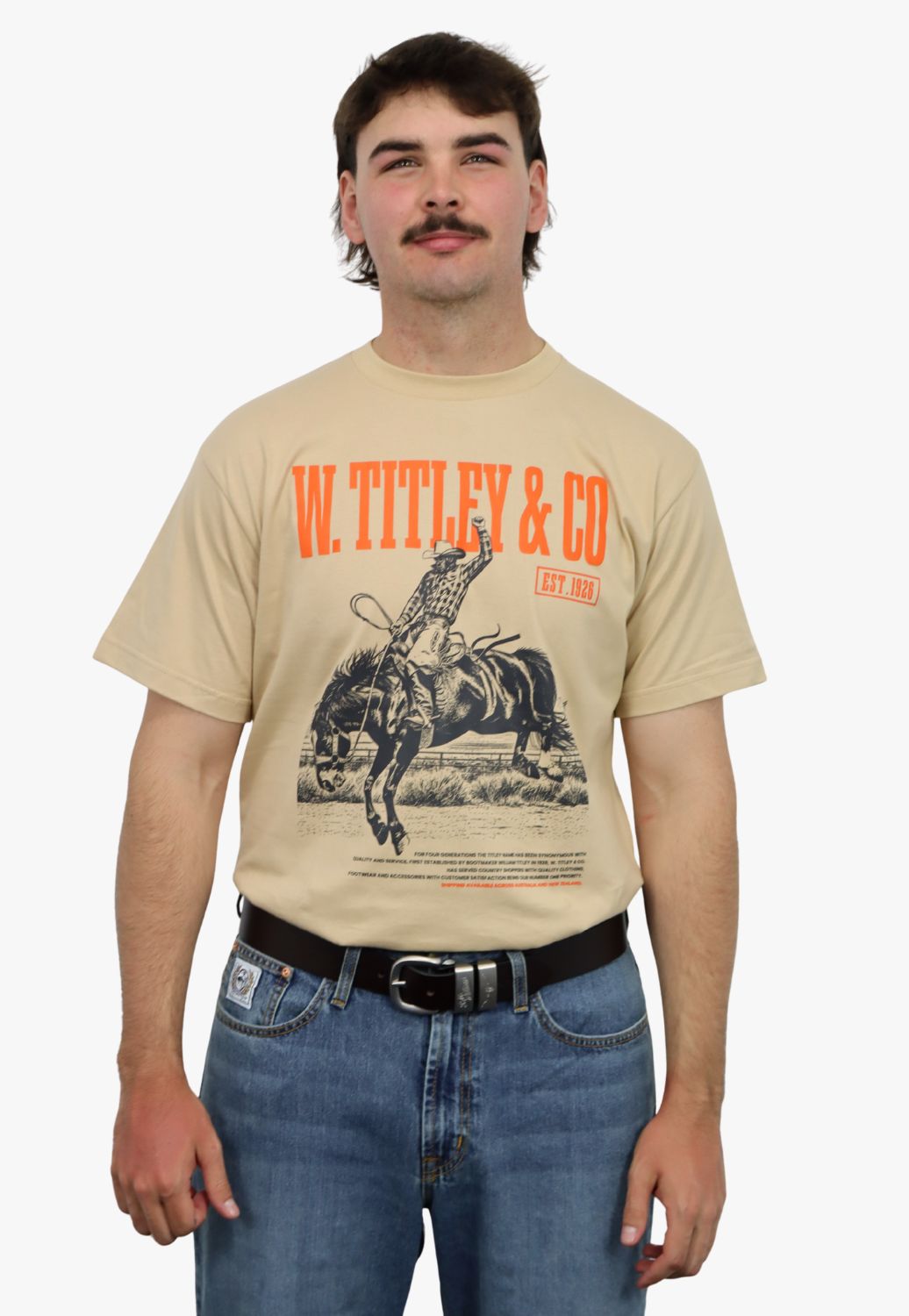 W. Titley & Co Mens Bucking Horse Tee