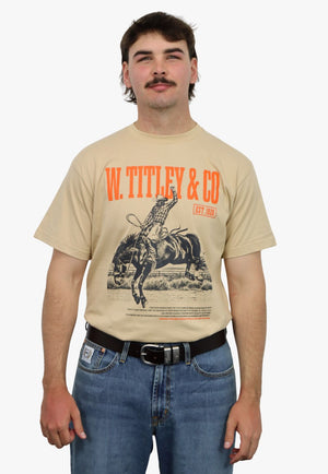 W. Titley & Co Mens Bucking Horse Tee