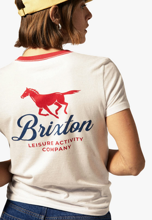 Brixton Womens Leisure Activity Fitted Crew T-Shirt