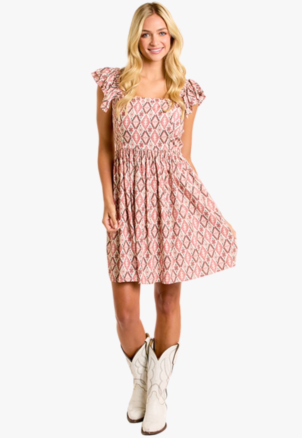 Rock and Roll Womens Aztec Mini Dress