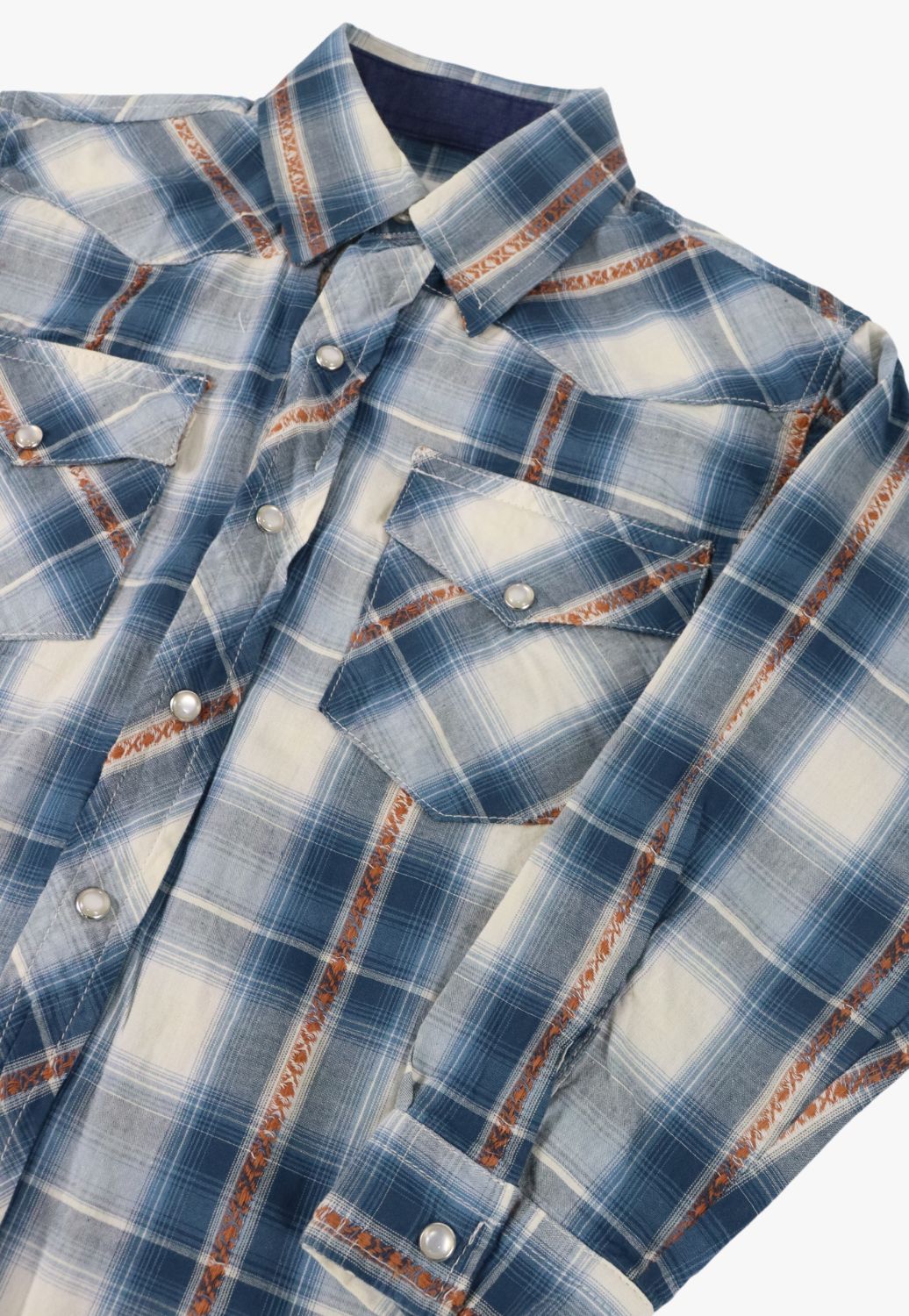 Roper Boys West Made Collection Plaid Long Sleeve Shirt