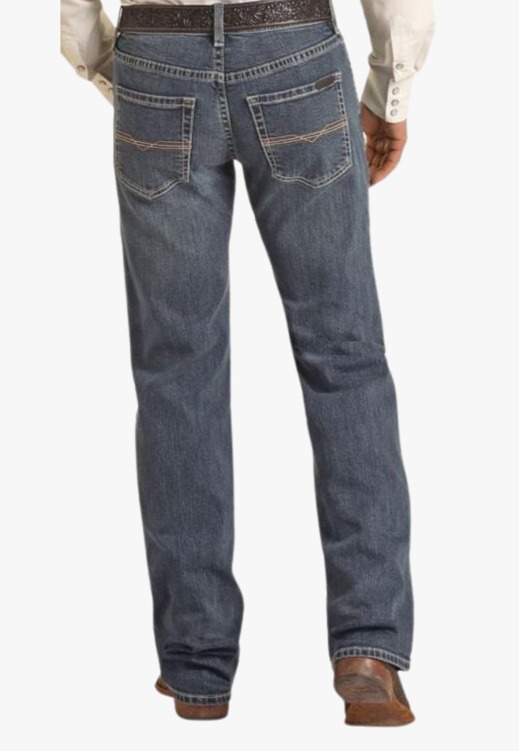 Rock & Roll Mens Vintage 46 Pistol Regular Fit Stackable Bootcut Jean