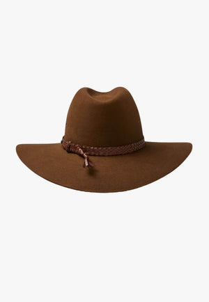 Akubra Riverina Felt Hat Coffee