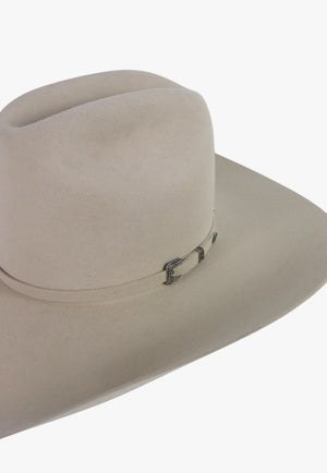 American Hat 10X Silver Belly RC Crown Hat Self Band