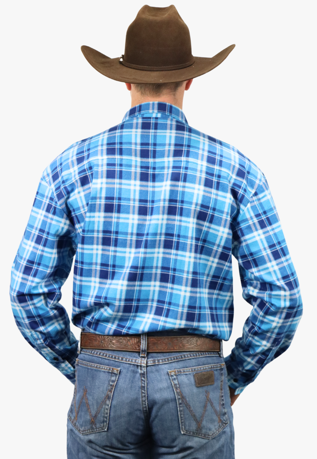 Pilbara Mens Open Front Flannelette Shirt