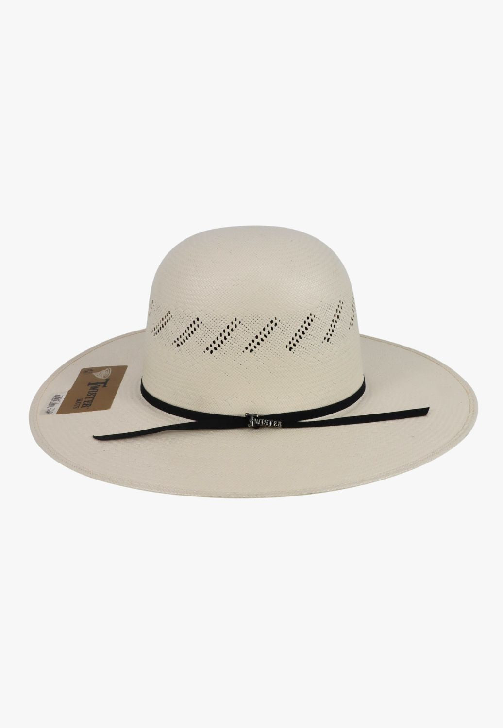 Twister 20x Shantung Open Crown Straw Hat T73554