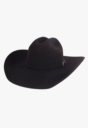 American Hat 10X Black Cherry RC Crown Hat Self Band