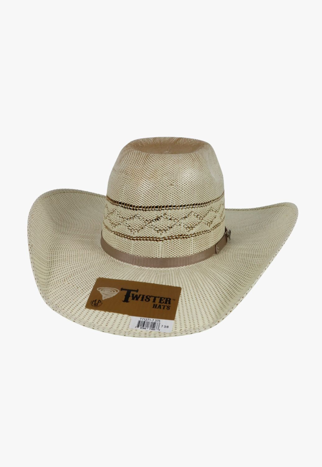 Twister Premium Bangora CHL Crown Straw Hat T71271