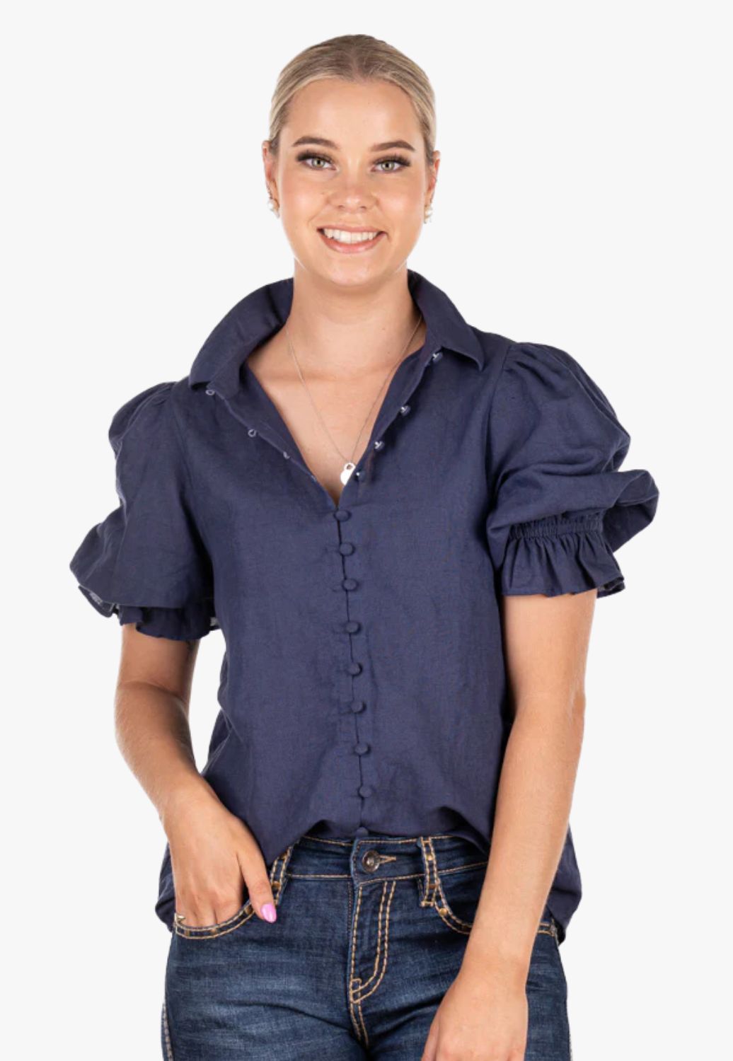 Hitchley & Harrow Womens The LC Short Sleeve Shirt