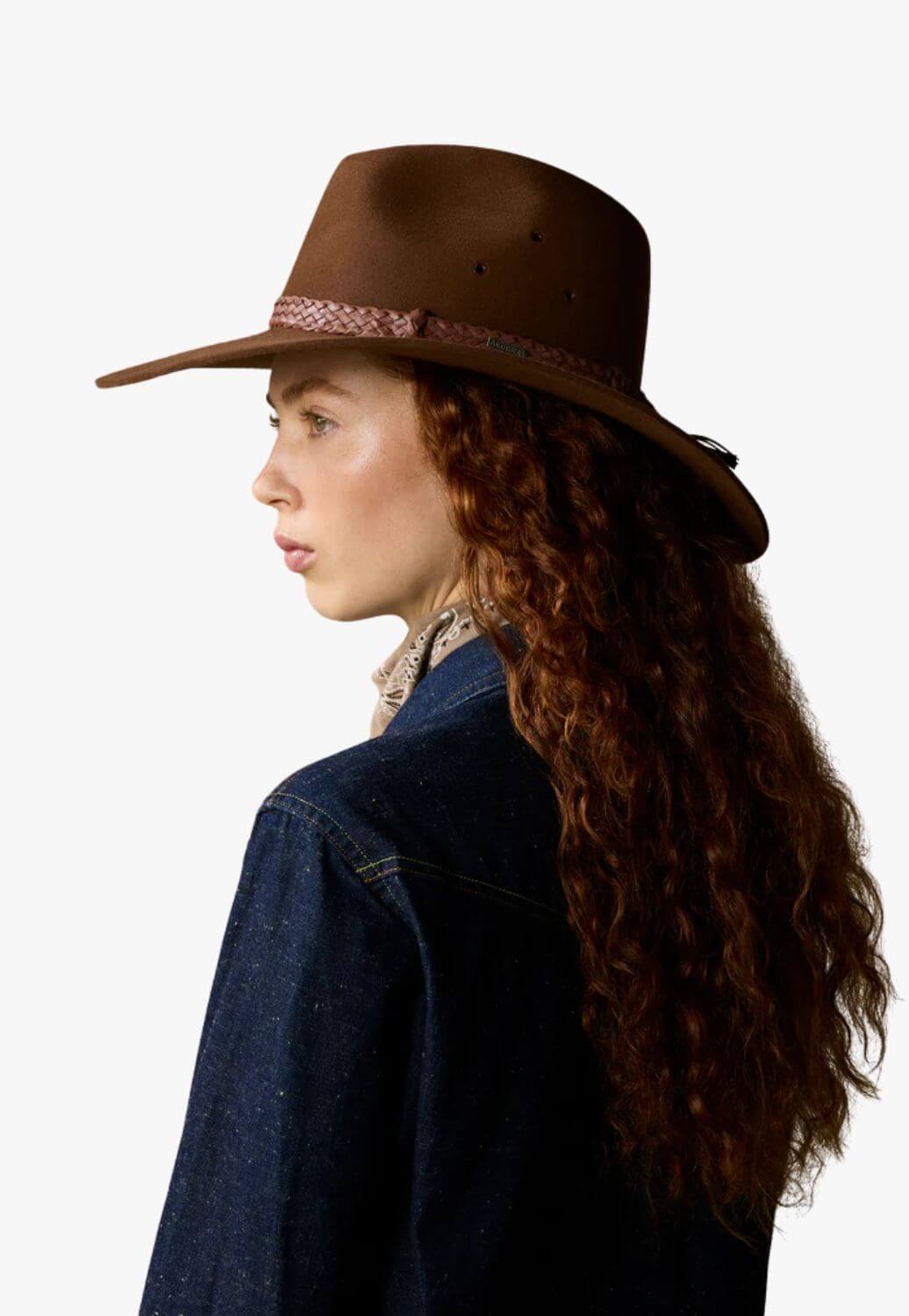 Akubra Riverina Felt Hat Coffee