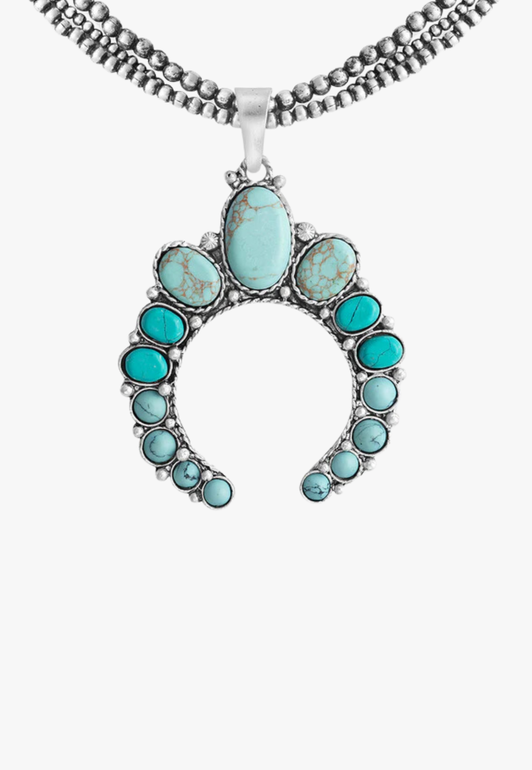 Myra Rio Verde Squash Blossom Necklace