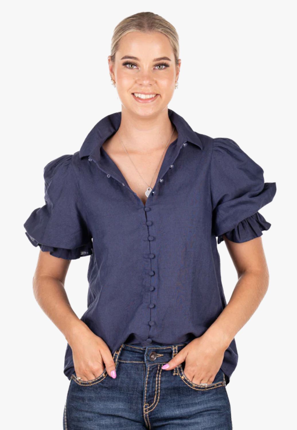 Hitchley & Harrow Womens The LC Short Sleeve Shirt