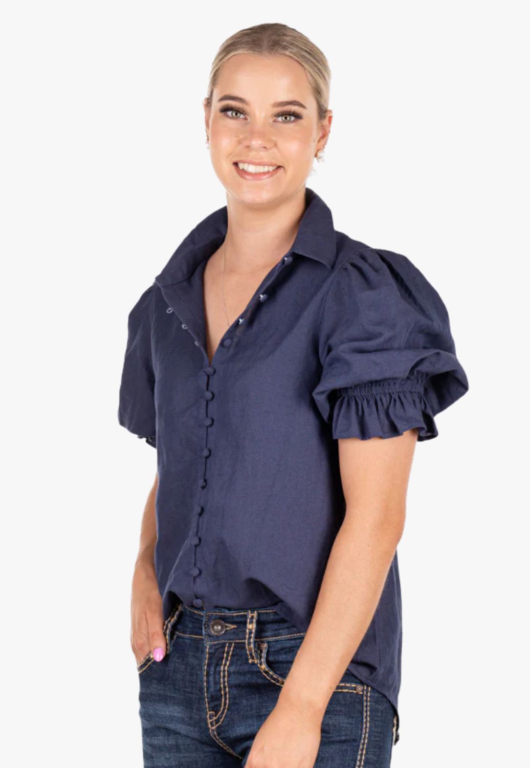 Hitchley & Harrow Womens The LC Short Sleeve Shirt