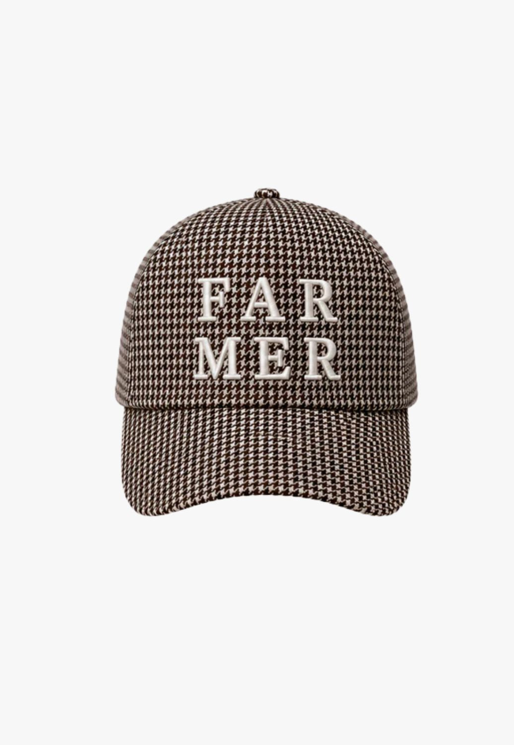 Whitney Spicer Womens Farmer HoundsTooth Cap