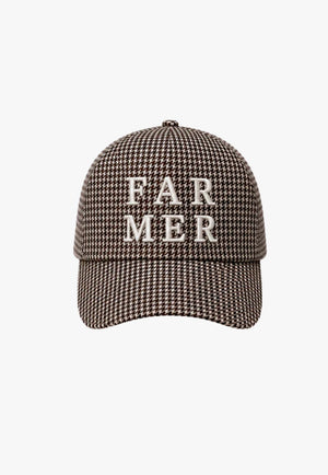 Whitney Spicer Womens Farmer HoundsTooth Cap
