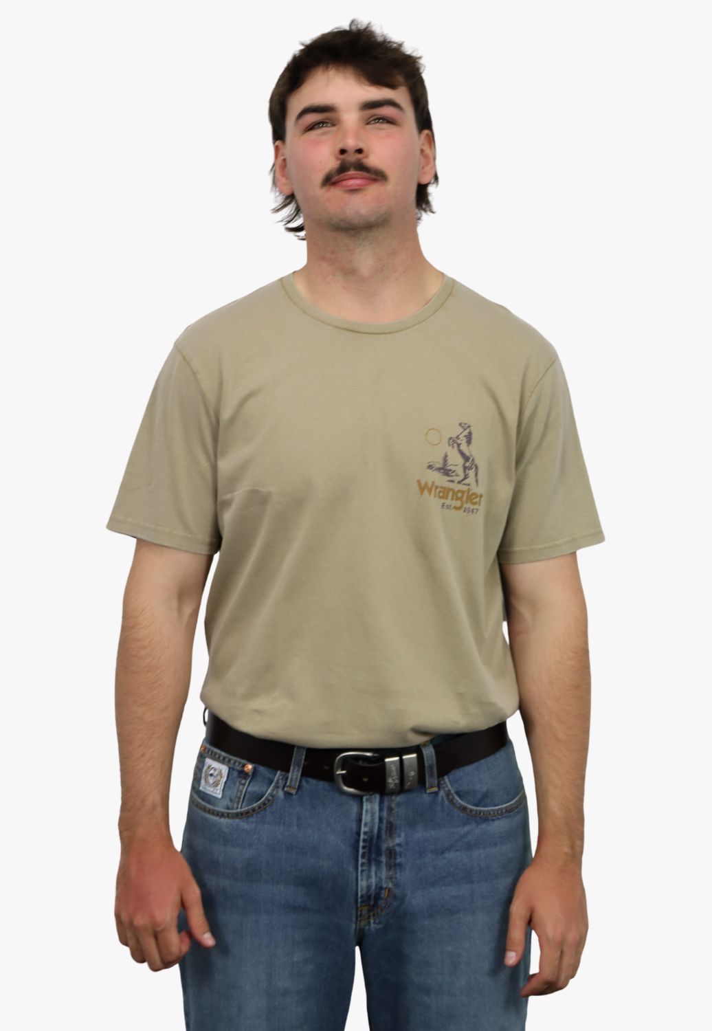 Wrangler Mens Lasso Cowboy T-Shirt