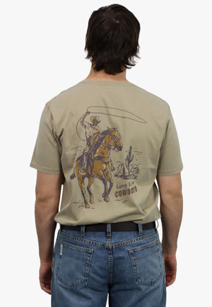 Wrangler Mens Lasso Cowboy T-Shirt
