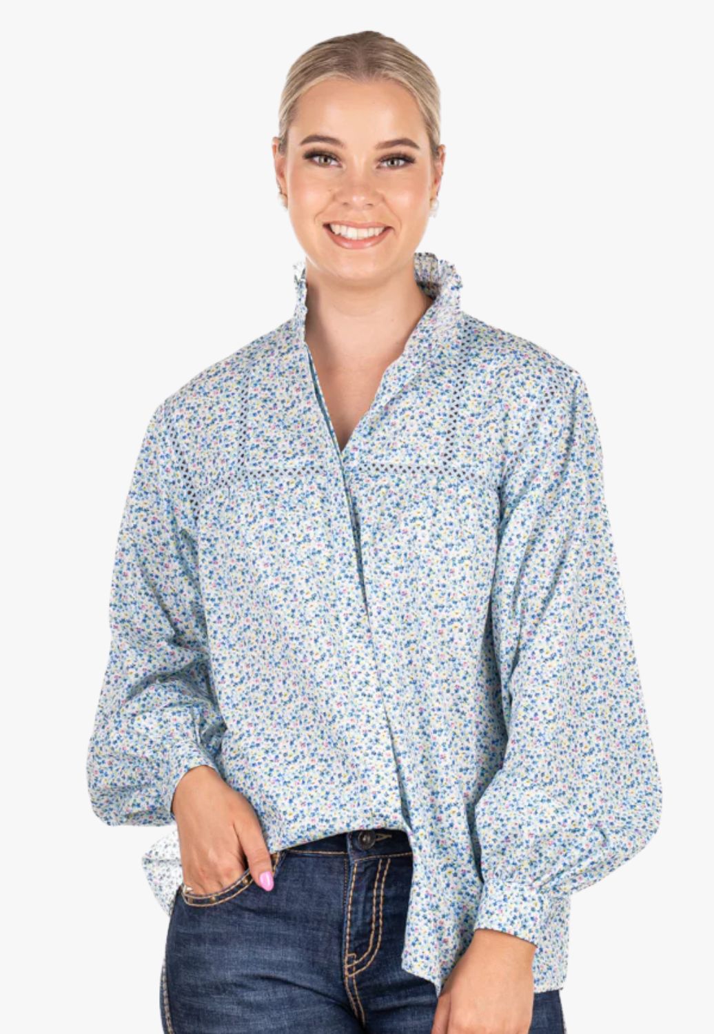 Hitchley & Harrow Womens Wisteria Lane Long Sleeve Shirt