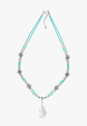 Myra Mesa Feather Pendant Necklace