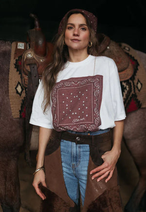 Whitney Spicer Women Bandana Crew T-Shirt