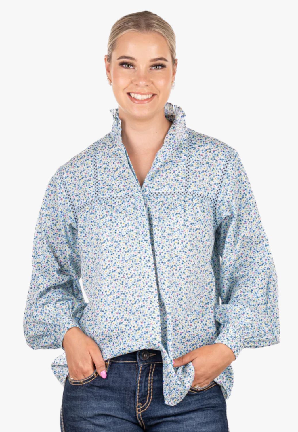 Hitchley & Harrow Womens Wisteria Lane Long Sleeve Shirt