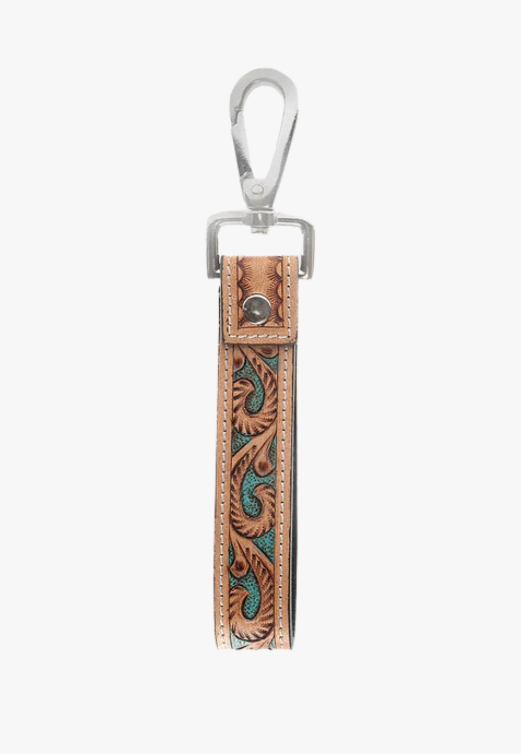 Myra Jackstone Hand-Tooled Leather Key Fob
