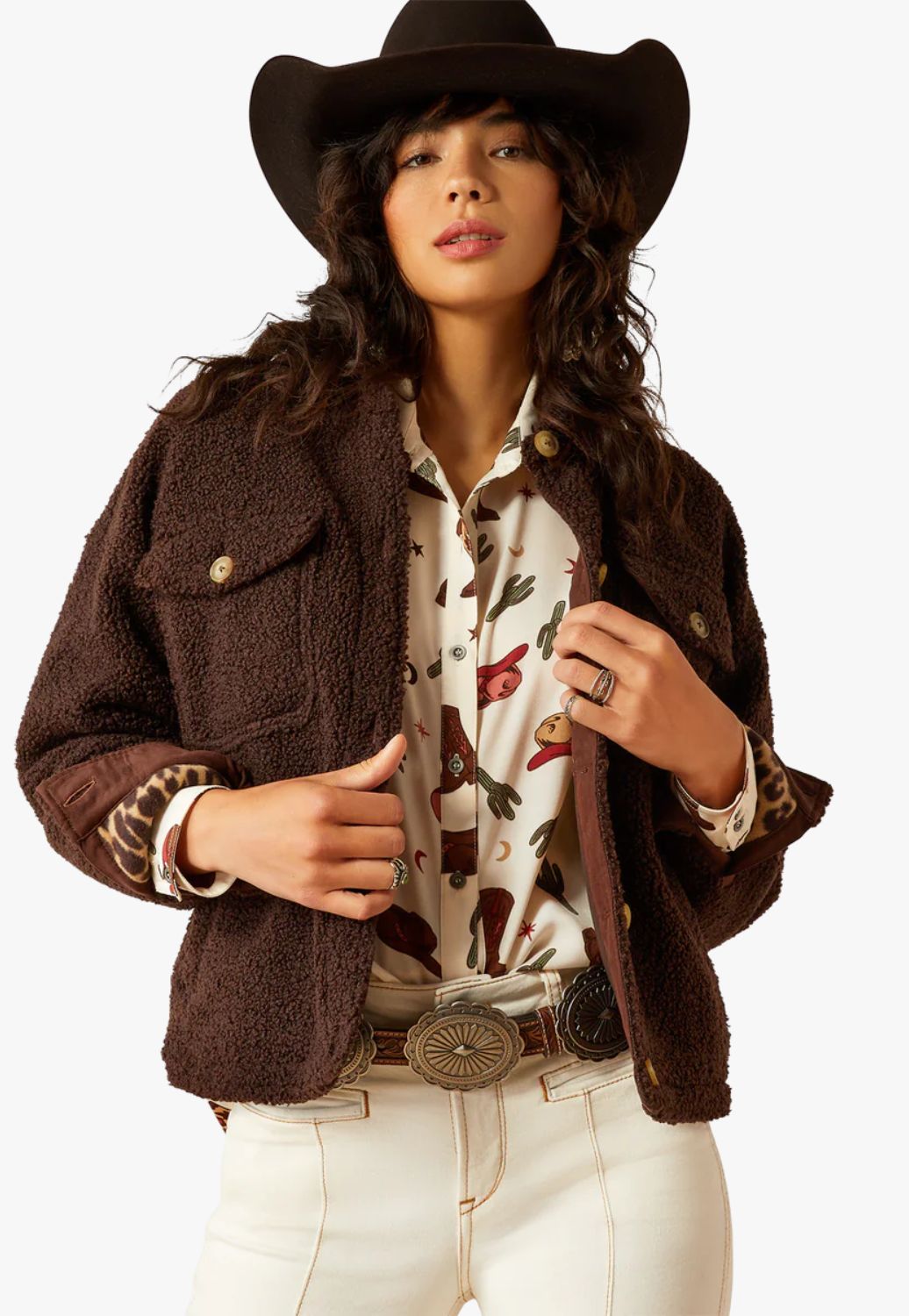 Ariat Womens Julep Cropped Sherpa Jacket