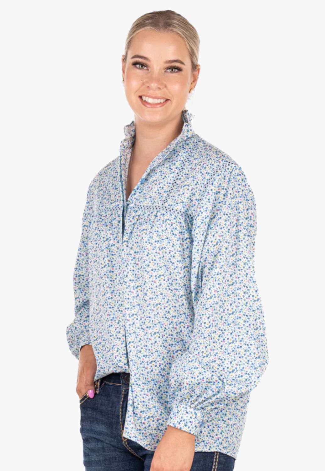 Hitchley & Harrow Womens Wisteria Lane Long Sleeve Shirt