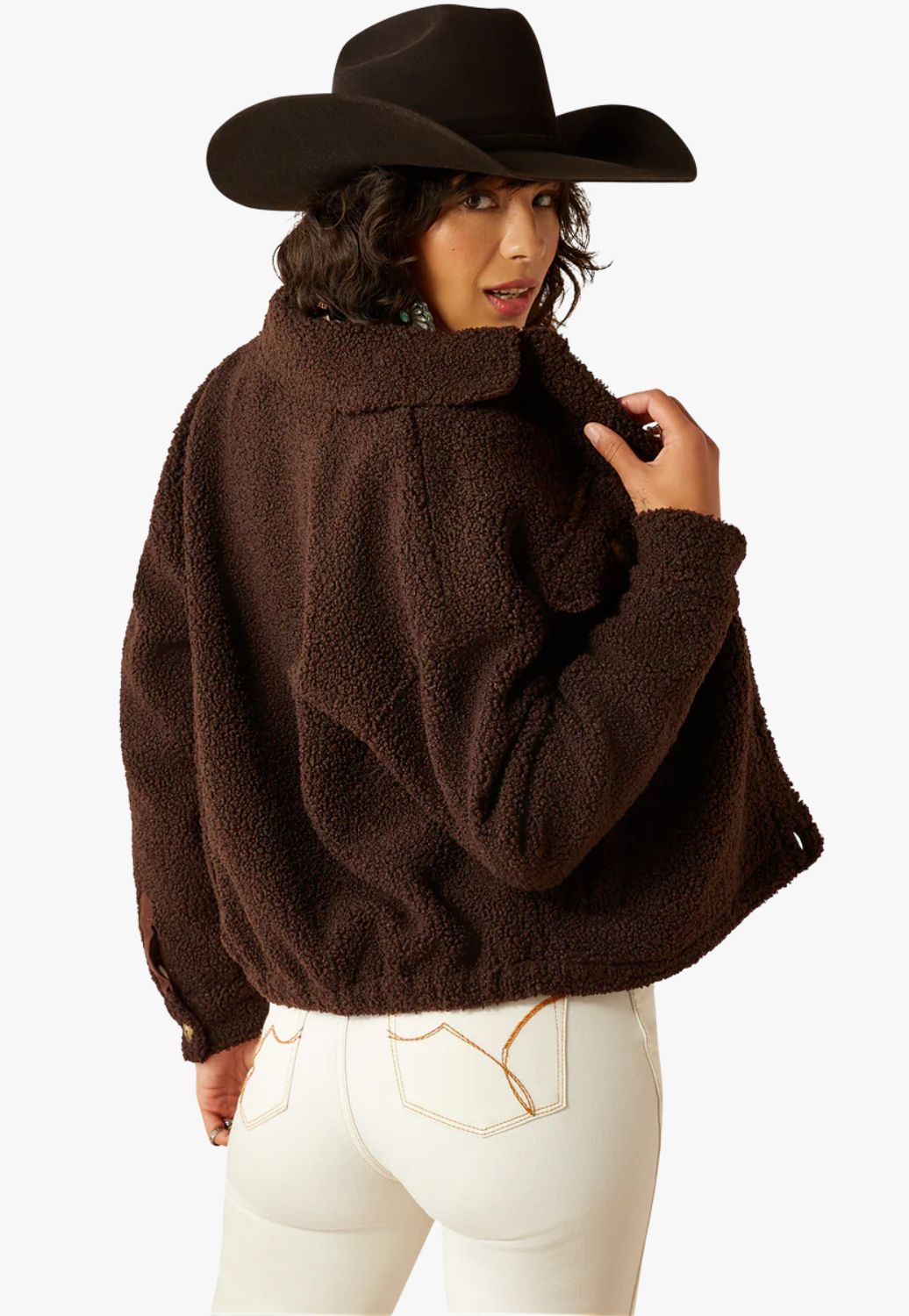 Ariat Womens Julep Cropped Sherpa Jacket