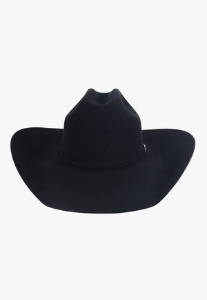 American Hat 10X Black RC Crown Hat Self Band