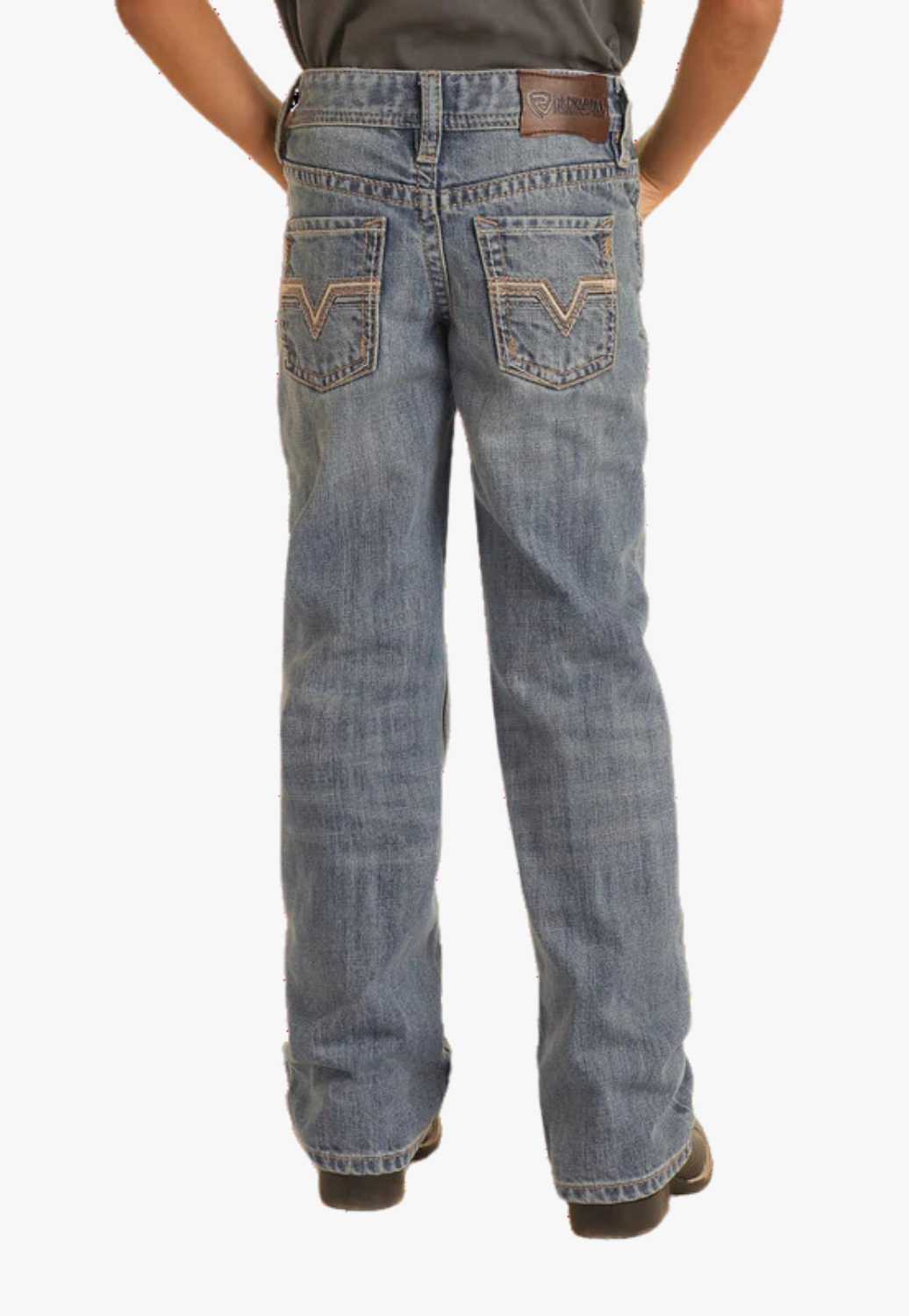 Rock & Roll Boys Rope V Bootcut Jean