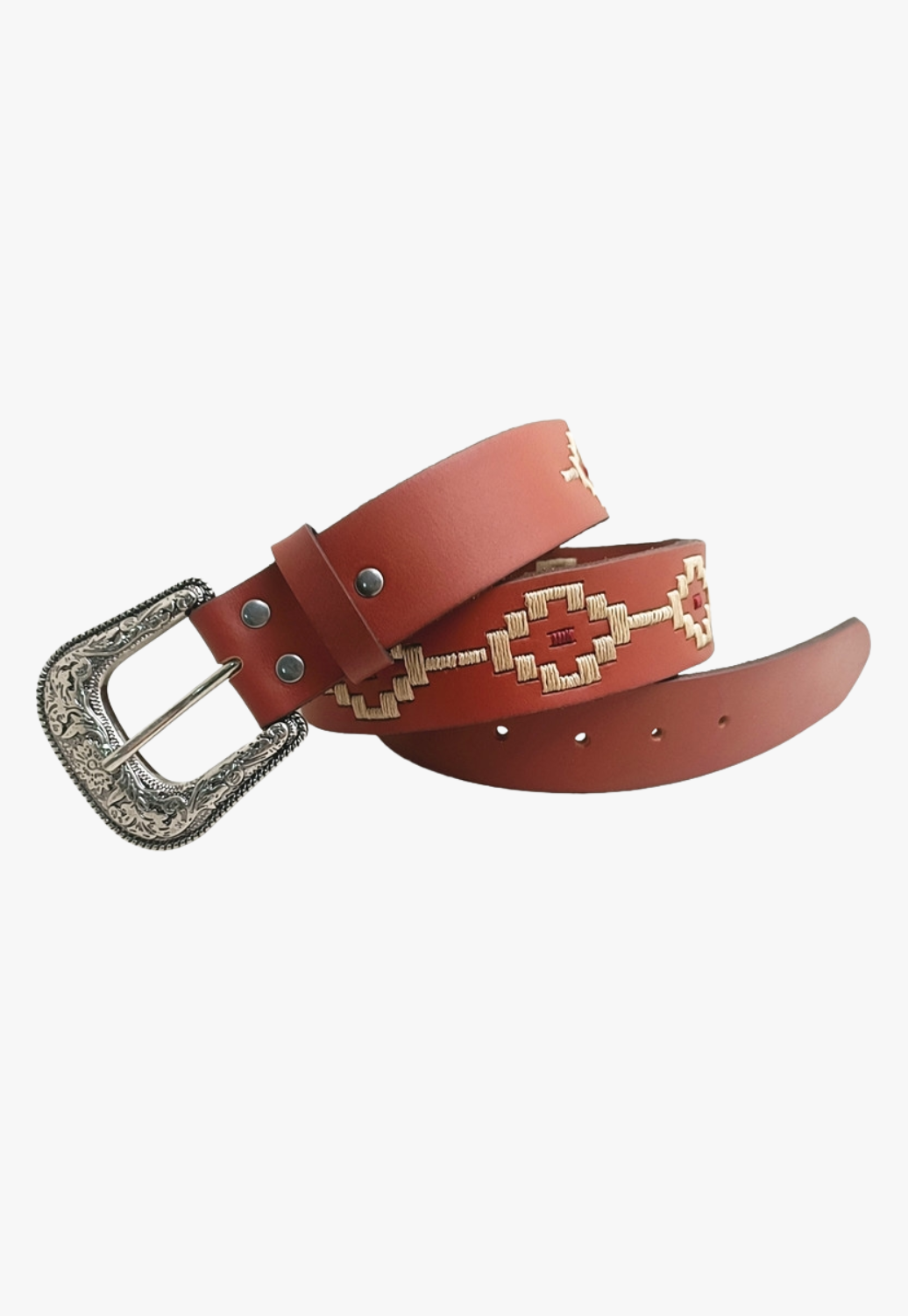 Pilbara Kids Western Navajo Leather Belt
