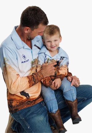 Ariat Kids Helimuster Fishing Shirt