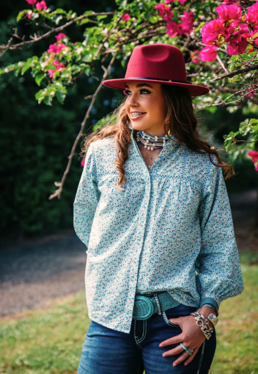 Hitchley & Harrow Womens Wisteria Lane Long Sleeve Shirt