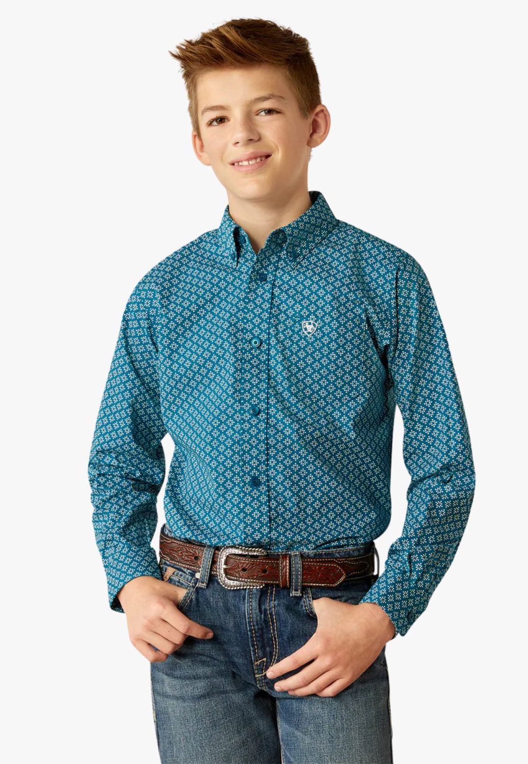 Ariat Boys Petey Long Sleeve Shirt