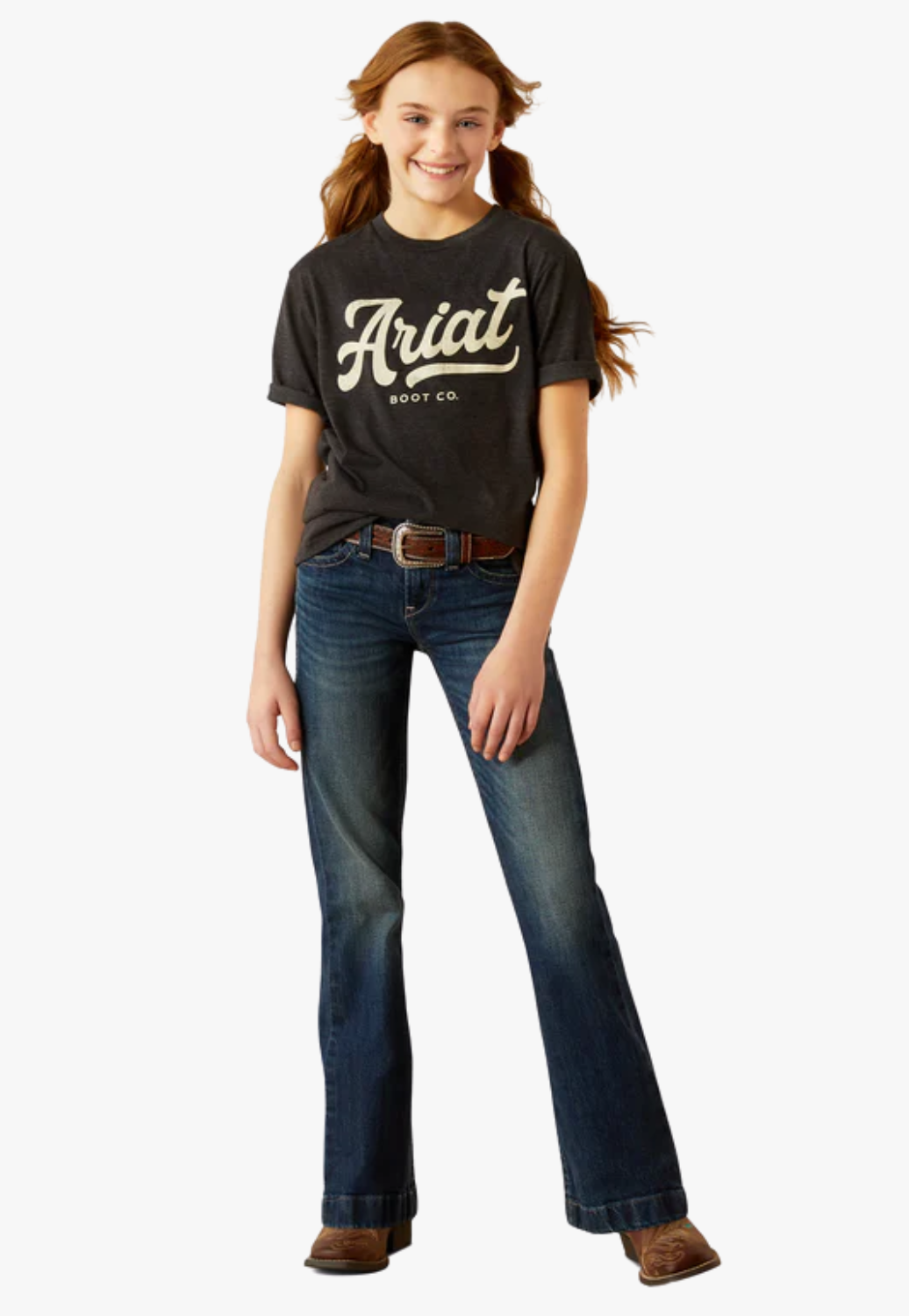 Ariat Girls Boot Script T-Shirt