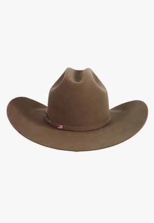 American Hat 10X Pecan RC Crown Hat Self Band