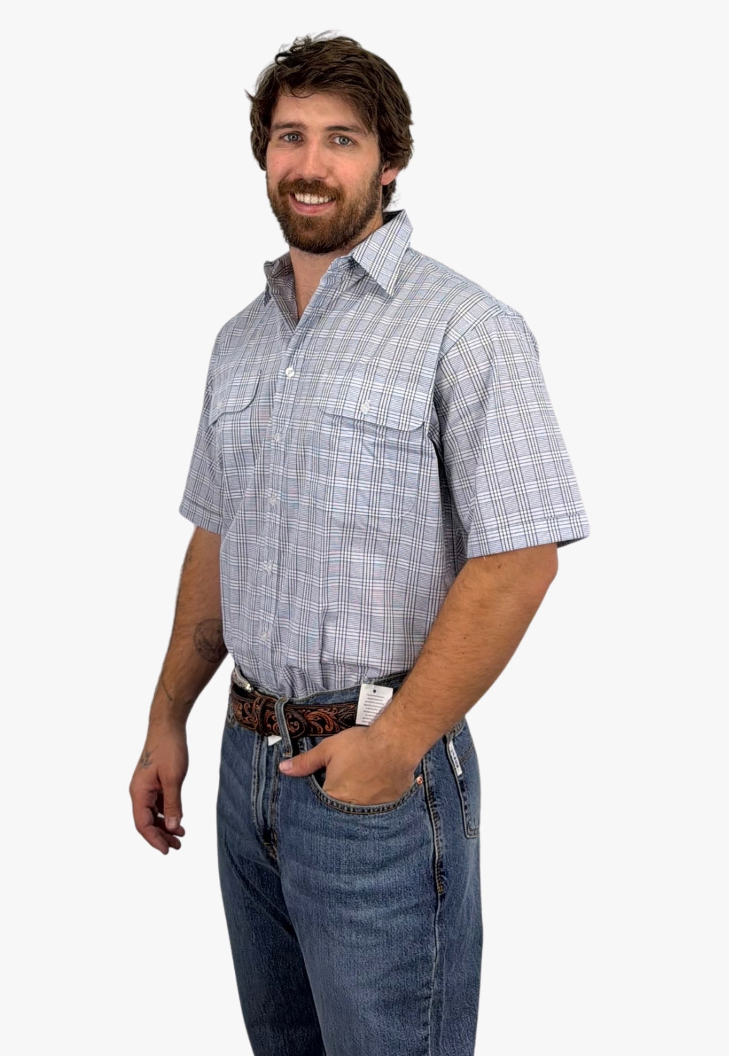 Bisley Mens Short Sleeve Shirt