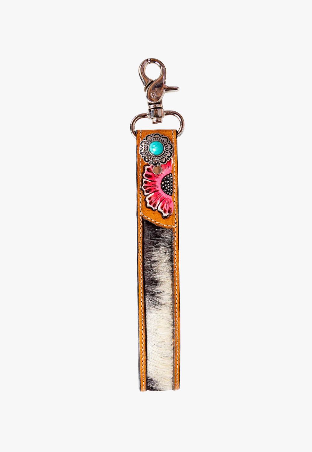 Myra Far & Wide Hand Tooled Key Fob