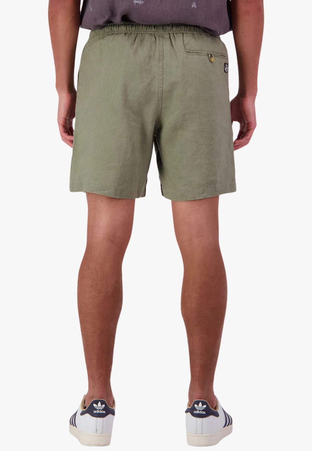 Swanndri Mens Neville Linen Shorts