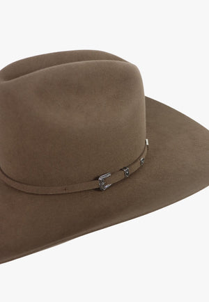 American Hat 10X Pecan RC Crown Hat Self Band
