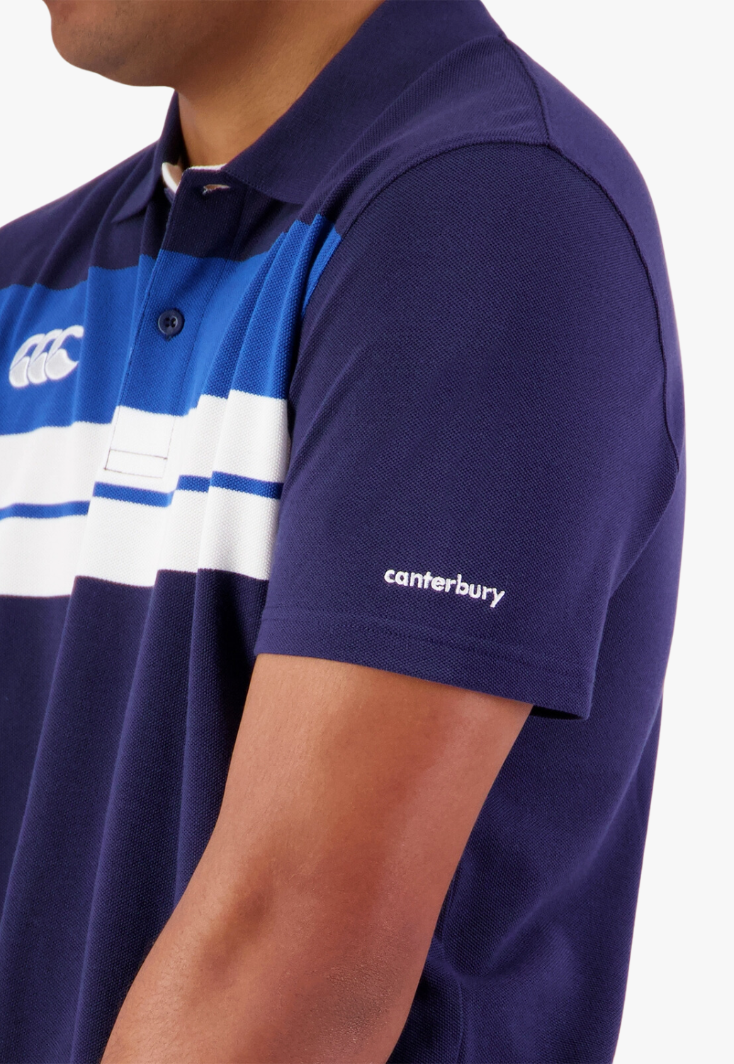 Canterbury Mens Chest Stripe Polo