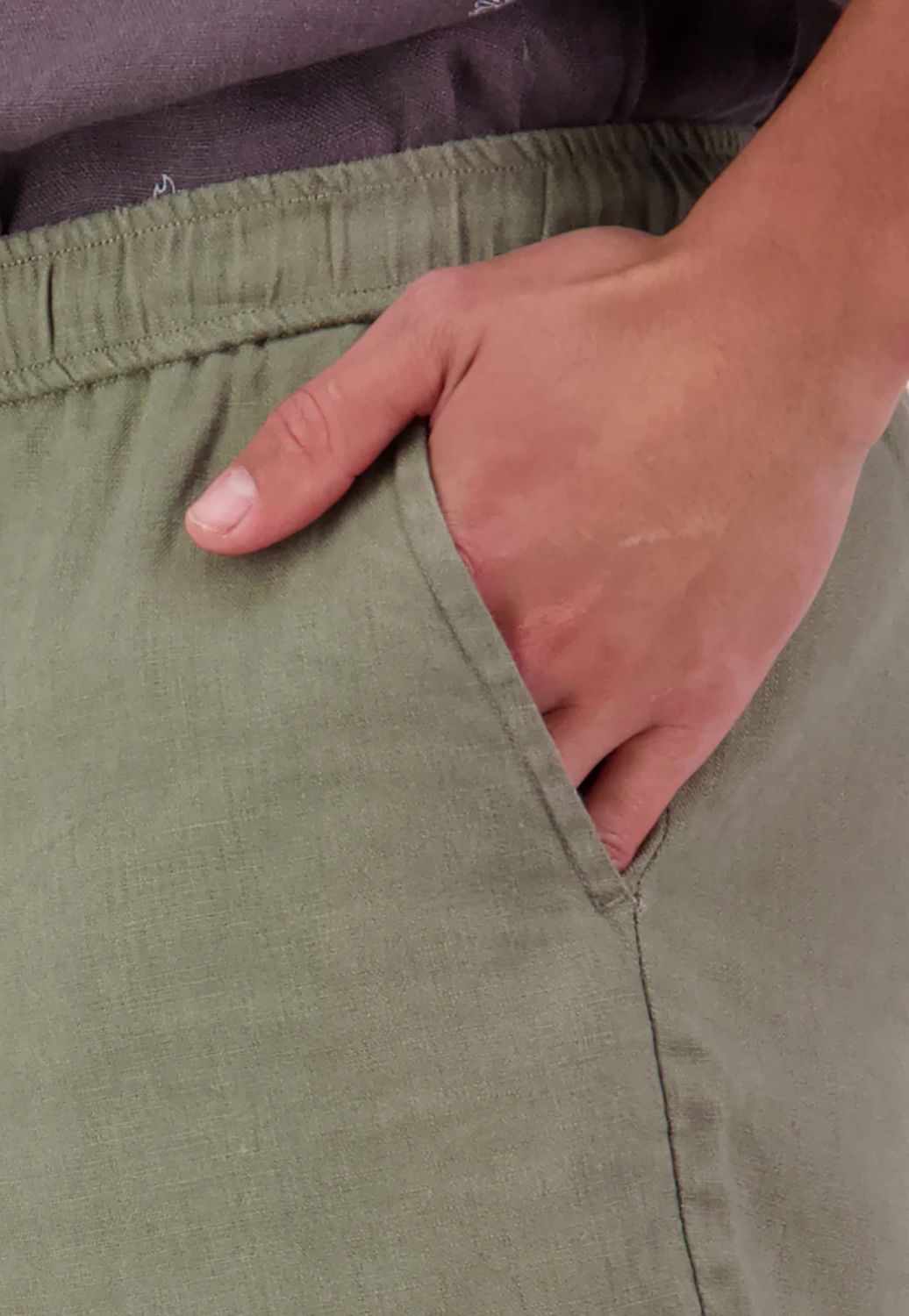 Swanndri Mens Neville Linen Shorts