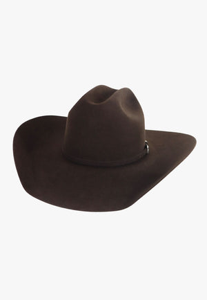 American Hat 10X Chocolate RC Crown Hat Self Band