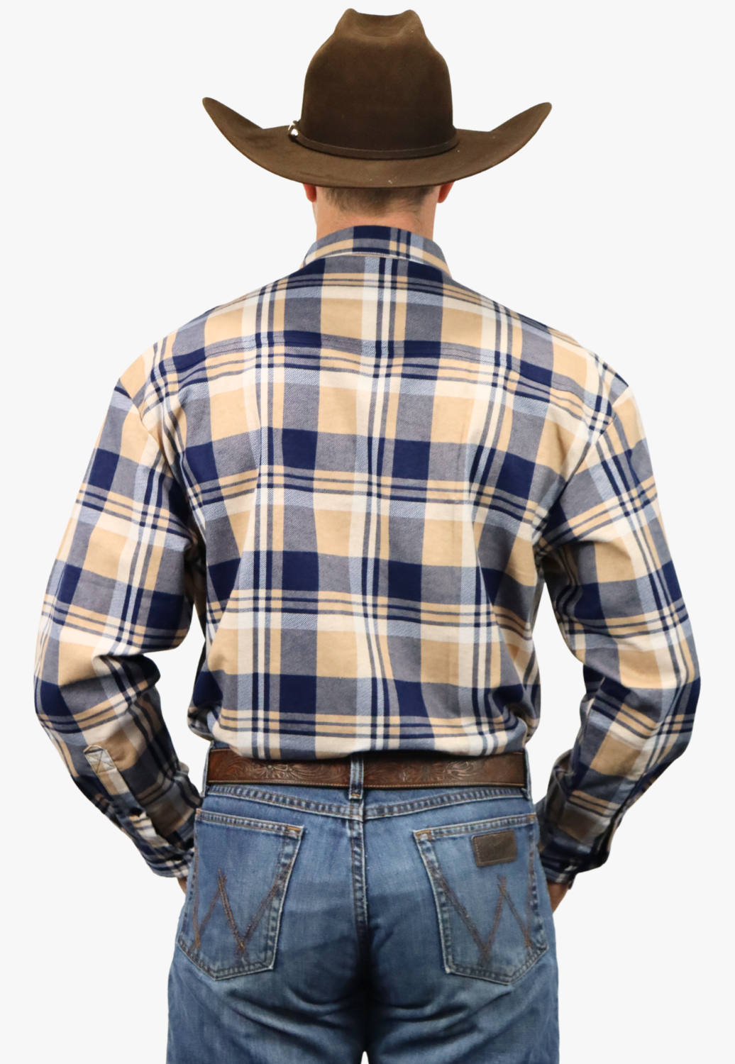 Pilbara Mens Open Front Flannelette Shirt