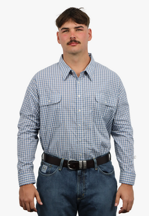 Bisley Mens Long Sleeve Checked Shirt