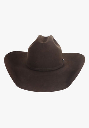 American Hat 10X Chocolate RC Crown Hat Self Band