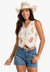 Rock and Roll Womens Floral Print Vest