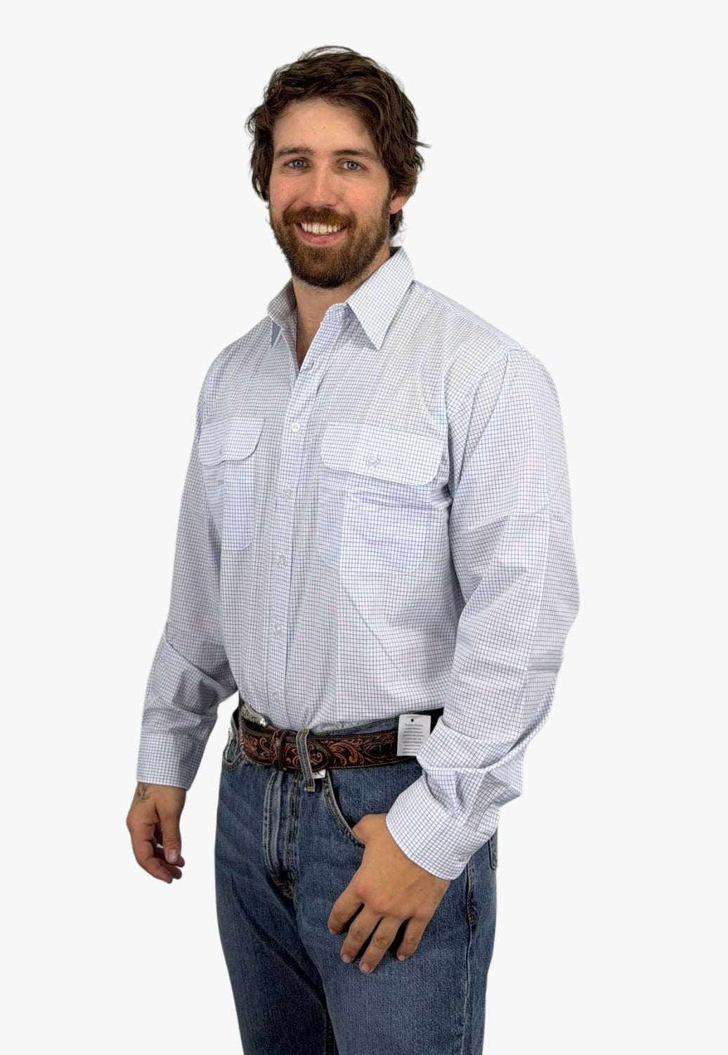 Bisley Mens Long Sleeve Shirt